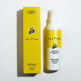 PELOTAN sunscreen bottle and packaging on a white background. Official product of the Tour de France.