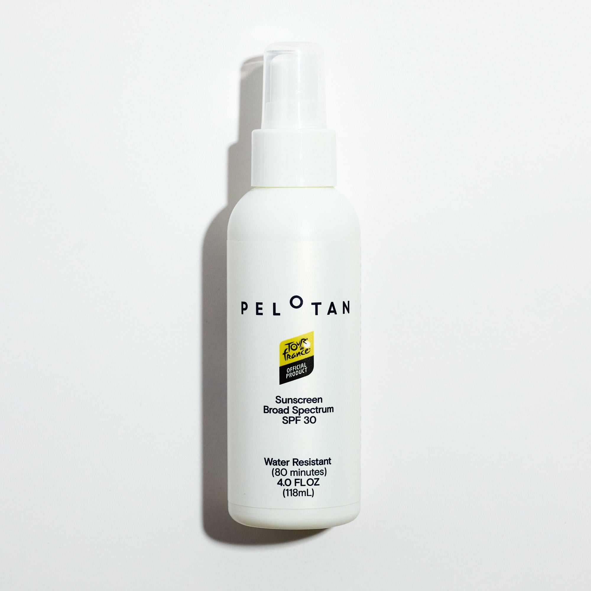 PELOTAN sunscreen bottle on a white background