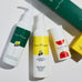 Three Pelotan sunscreen products on a white background